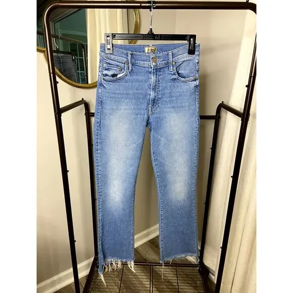 Mother Insider Crop Step Fray Jeans size 26